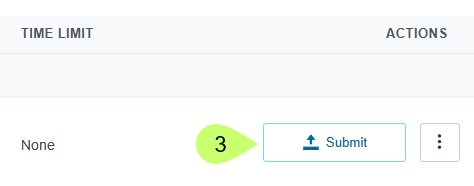 A screenshot showing a 3 pointing to the "Submit" button.